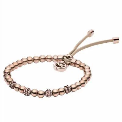 Michael Kors Rose Gold Bead Fireball Bracelet NWT • $47.40