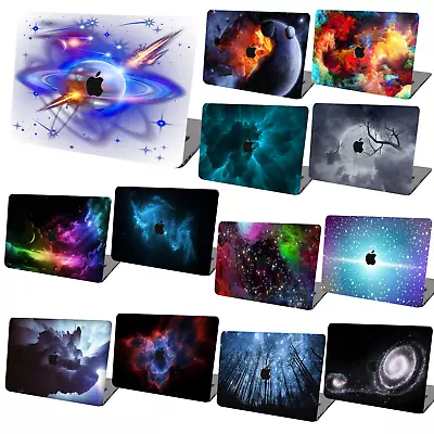 Sky Galaxy Matte Rubberized Hard Cut Out Case KB Cover For Macbook Air Pro M1 M2 • $14.39