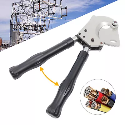 Heavy Duty 50mm Ratchet Cable Cutter Cutting Ratcheting Wire Cut Hand Tools US • $55.10