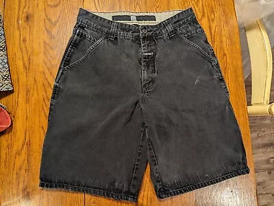 Vintage Marithe Francois Girbaud Shorts Mens 32 Black Denim Shorts • $37.50