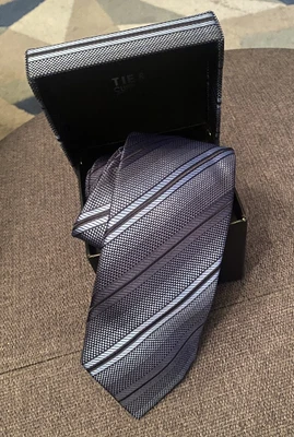 £3 • Buy Tie And Cufflink Set New Gift Box Mens Matching Blue/navy