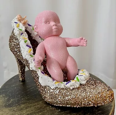 Krewe Of Muses Mardi Gras New Orleans Glitter Shoe King Cake • $115