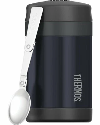 $36.95 • Buy THERMOS Funtainer S/S 470ml Vacuum Insulated Food Jar With Spoon Charcoal!