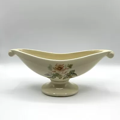 Vintage USA Pottery Double Handled Console Bowl Or Planter  • $24