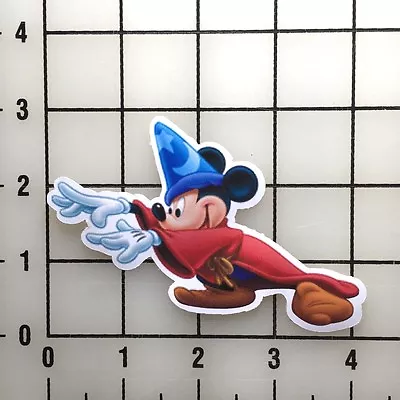 Mickey Mouse Sorcerer 4  Wide VInyl Decal Sticker - BOGO • $5.99