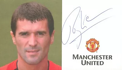 Roy Keane Signed Manchester United Man Utd Club Card Autograph Memorabilia COA • £99.99