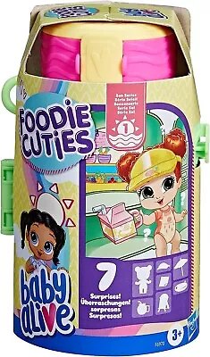 Baby Alive Foodie Cuties Bottle Sun Series 1 Surprise Toys For Girls Baby Doll • $21.94