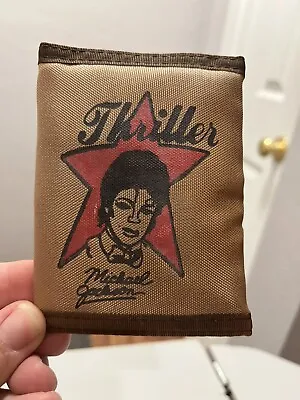 Vintage Michael Jackson Thriller Bi-Fold Nylon Wallet • $30