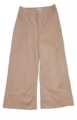 C/MEO COLLECTIVE Beige High Rise Wide Leg Pants Size Small S • $13