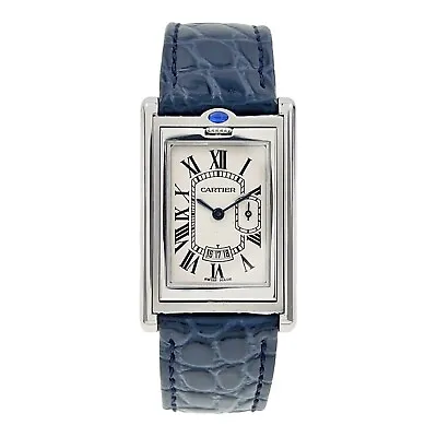 Cartier Tank Basculante Reversible Stainless Steel Quartz Men’s 2522 • $5495