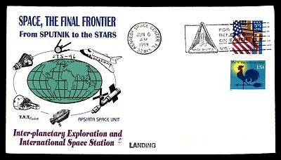 $1 • Buy MayfairStamps US Space 1999 Florida STS 96 Discovery Landing Cover Aac_45121