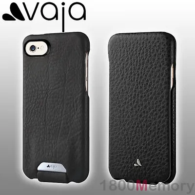 $78.02 • Buy GENUINE Vaja Top Flip Floater Premium Leather Case Black F Apple IPhone 8 7 4.7 