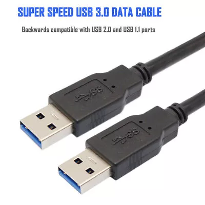 New USB 3.0 A Male To A Male USB To USB Cable M/M Cord For Data Sync Transfer • $5.99