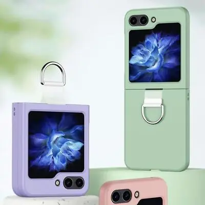 For Samsung Galaxy Z Flip5 Shockproof Folding Plain Hard W Cover Phone Case I0T5 • $7.95