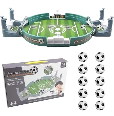 Mini Football Table Interactive Game Mini Tabletop Football 2-Player Party  • £14.99
