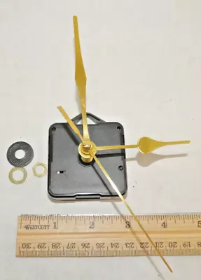 Battery Operated Quartz Clock Movement Mechanism Parts With Hands • $8.99