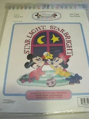 STAR LIGHT STAR BRIGHT Cross Stitch MICKEY & MINNIE MOUSE BABIES Chart Only • $7.65