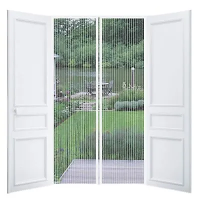 Magic Curtain Door Mesh Magnetic Fastening Mosquito Fly Bug Insect Net Screen • £6.49