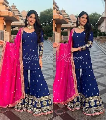 Designer Wedding Party Wear Salwar Kameez New Bollywood Pakistani Dress Indian • $81.48