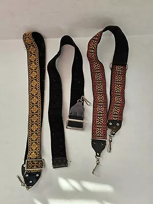 Three Retro Vintage 70s 2  Wide Woven Retro Hippie SLR/DSLR Camera Neck Straps • $19.99