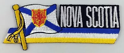 Nova Scotia Flag Patch Embroidered Iron On Applique  • $4.50