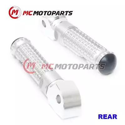 MPRO Silver REAR Pillion Foot Pegs For VZR1800 Boulevard M109R  06-19 • $40.84