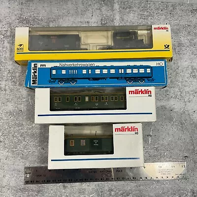 Mixed Lot Of 4 Marklin HO Model Trains West Germany • $30