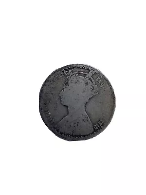 Queen Victoria Silver Florin. Gothic Type • $30