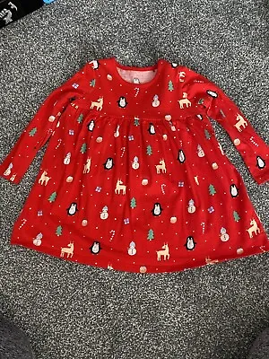 Baby Girl Christmas Dress 1.5-2 Years • £2.50