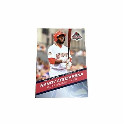 2018 Memphis Redbirds Choice #2 Randy Arozarena Tijuana Mexico MX Baseball Card • $4.50