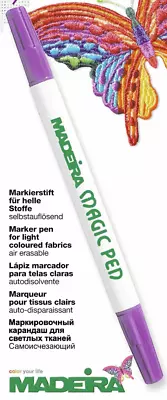 Madeira Magic Pen Air Erasable Quality Purple Fabric Marker  • £3