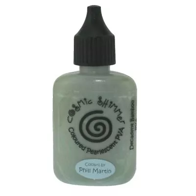 Cosmic Shimmer Pearlescent Coloured PVA Glue 30ml Decadent Bamboo • £4