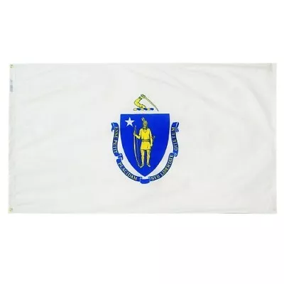Massachusetts State Indoor Outdoor Parade Dyed Flag All Larger Sizes • $19.94