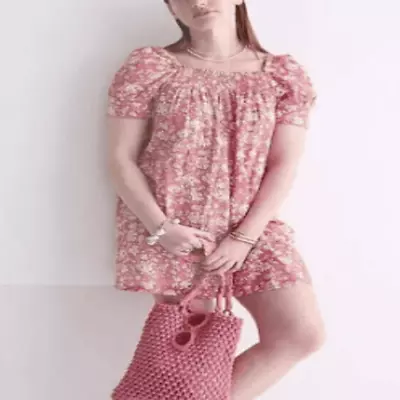 J. Crew Afternoon Nap Pink Floral Dress • $78.79