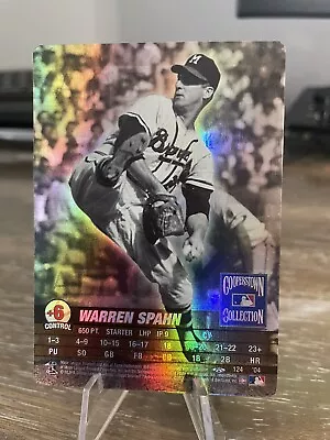 2004 MLB Showdown Warren Spahn Cooperstown Collection FOIL #124 Braves • $65