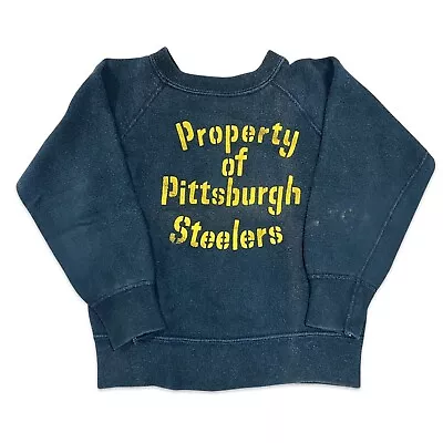 Vintage 60s / 70s Property Of Pittsburgh Steelers NFL Football Kids Sweatshirt • $20