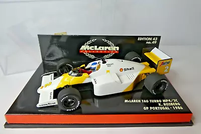 1/43 Minichamps 1986 Mclaren TAG MP4/2C. Keke Rosberg. Portugal • £65