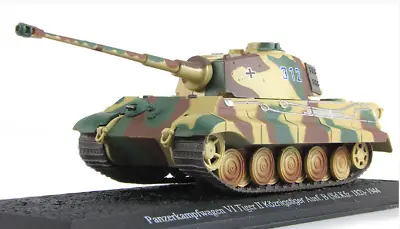 Panzerkampfwagen VIB Tiger II  1944 German Wehrmacht Tank Model Toy Diecast 1:72 • £12.99