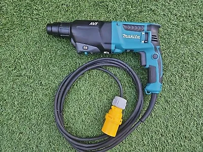 Makita HR2611F 110V SDS+ Plus Rotary Hammer Drill Breaker Kango Masonry AVT • £129