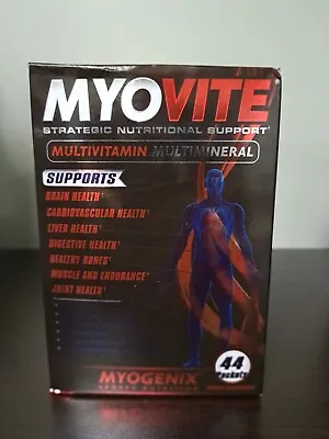 Myogenix MYOVITE Full-Spectrum Multi-Vitamin/Mineral Formula 44 Paks • $39.99
