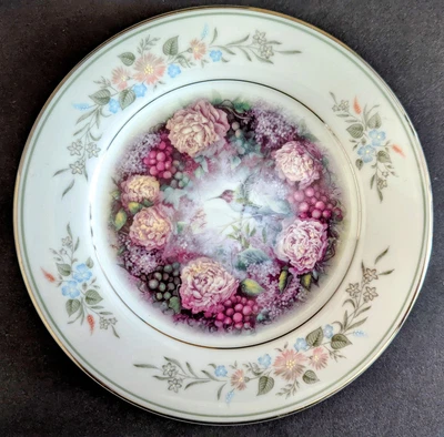 £5.81 • Buy Vintage Noritake Romance Bone China Hummingbird Transfer  Plate 6  Japan