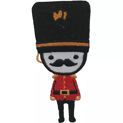 Royal Guard London Moustache Badge Clothes Iron On Sew On Embroidered Patch • £2.79