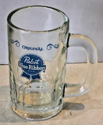 Pabst Blue Ribbon Original -  Beer Mug - 10 Ounce - Heavy D Handle Glass • $8.88