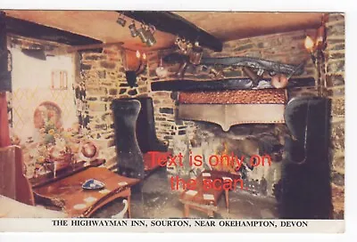 Vintage Postcard The Highwayman Inn Sourton Near Okehampton Devon. • £1.50