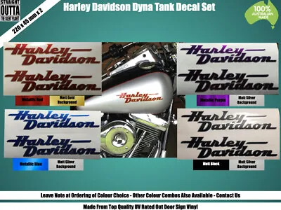 $19.95 • Buy Harley Davidson Tank Decals - Dyna Fxd Style
