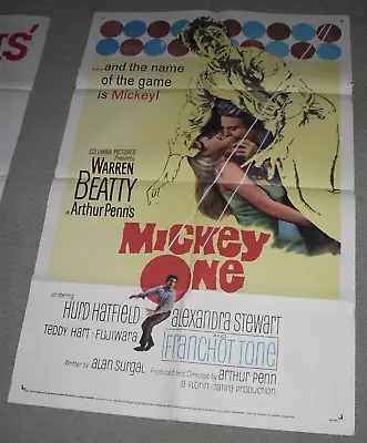 Mickey One 1965 Original 1sh Movie Poster • $23.18