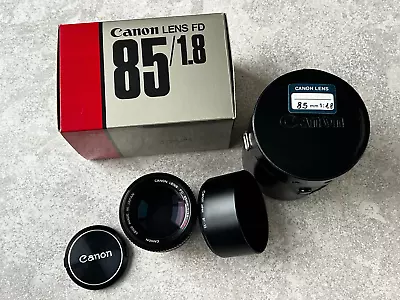 Canon FD 85mm 1.8 S.S.C. TOP. • £642.13