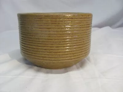 $39 • Buy Zanesville Stoneware Tan Pottery Modern Homespun / Stoneage Vase 7005 MCM