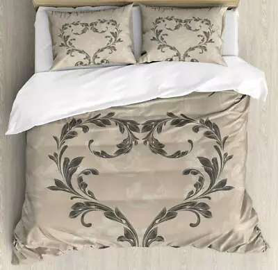 £68.71 • Buy Taupe Duvet Cover Set Twin Queen King Sizes With Pillow Shams Ambesonne