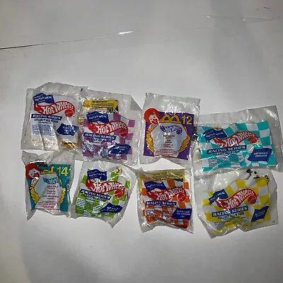 Lot Of 8 SEALED McDonalds Happy Meal Toys - Hot Wheels • $6.99